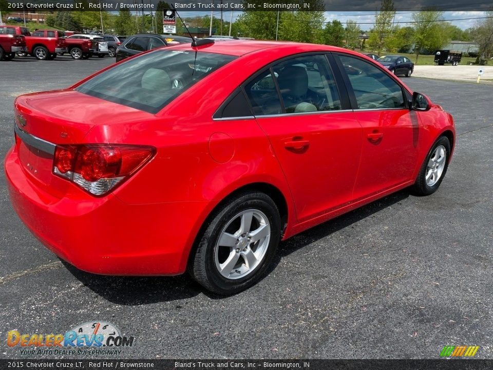 2015 Chevrolet Cruze LT Red Hot / Brownstone Photo #6