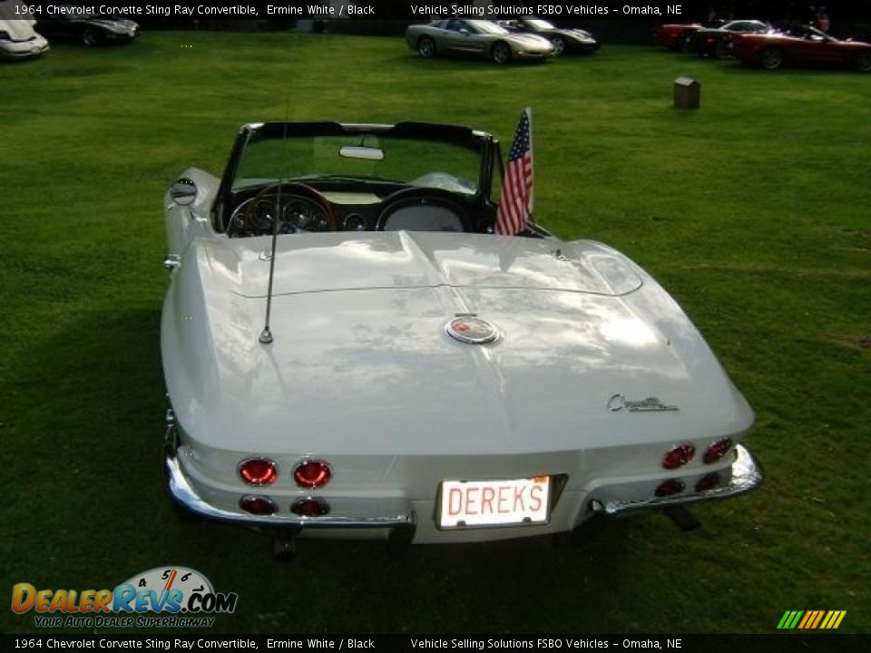 1964 Chevrolet Corvette Sting Ray Convertible Ermine White / Black Photo #10