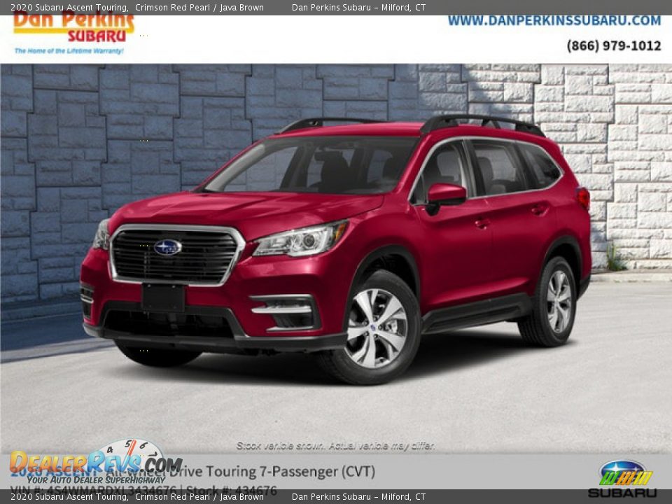 2020 Subaru Ascent Touring Crimson Red Pearl / Java Brown Photo #1