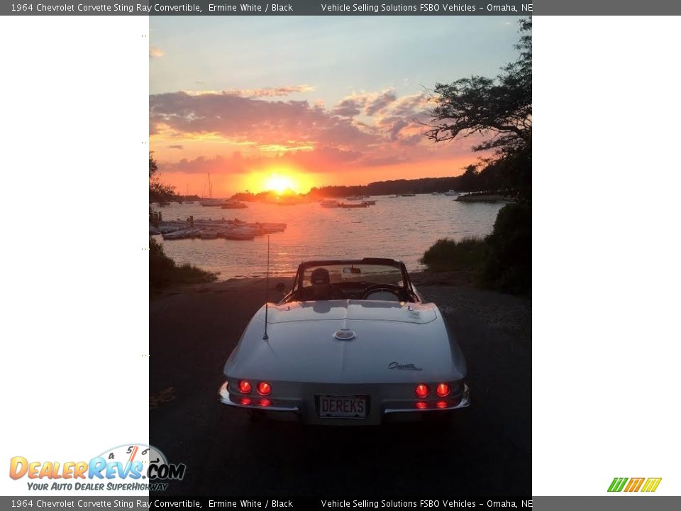 1964 Chevrolet Corvette Sting Ray Convertible Ermine White / Black Photo #11