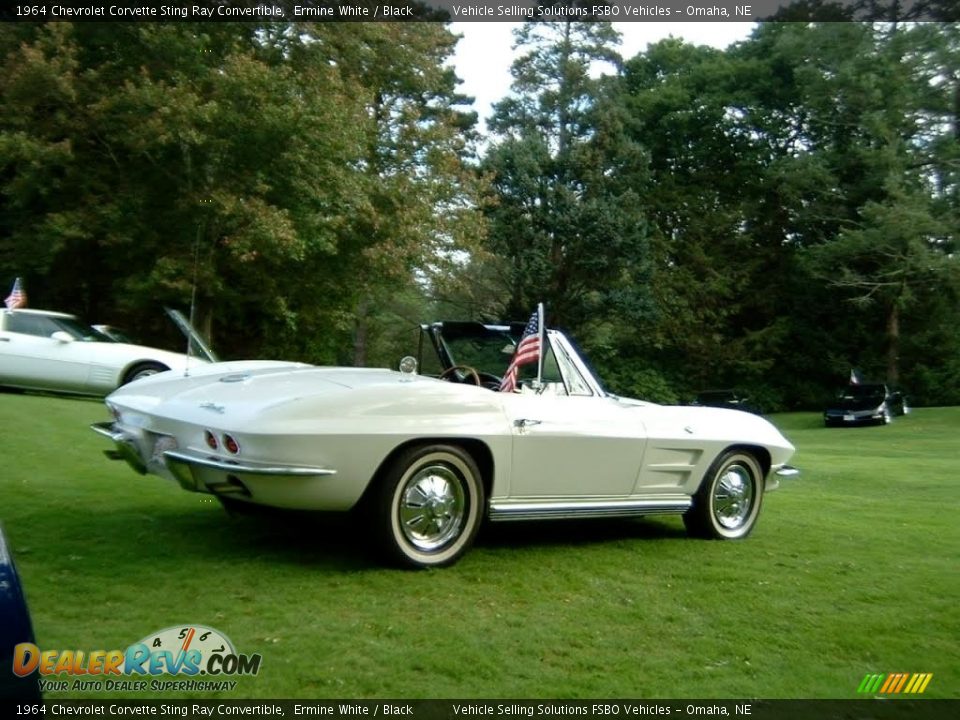 1964 Chevrolet Corvette Sting Ray Convertible Ermine White / Black Photo #12