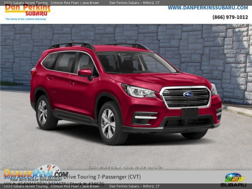 2020 Subaru Ascent Touring Crimson Red Pearl / Java Brown Photo #4