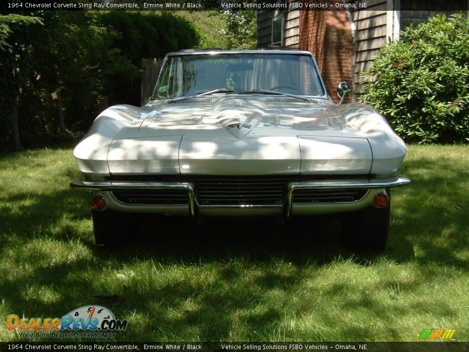 1964 Chevrolet Corvette Sting Ray Convertible Ermine White / Black Photo #14