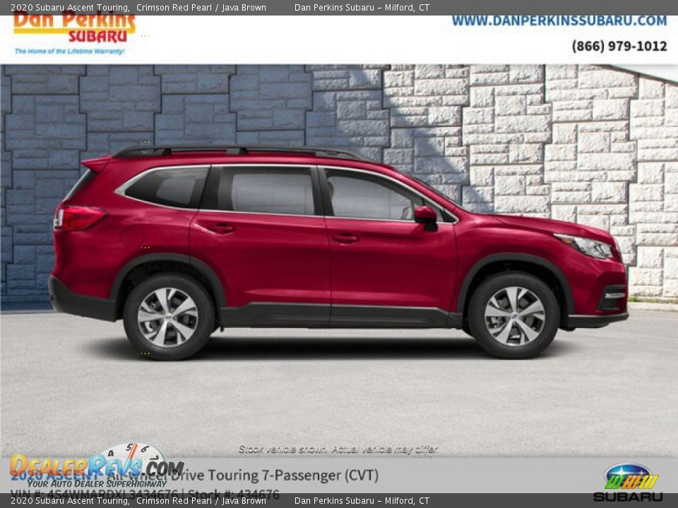 2020 Subaru Ascent Touring Crimson Red Pearl / Java Brown Photo #5