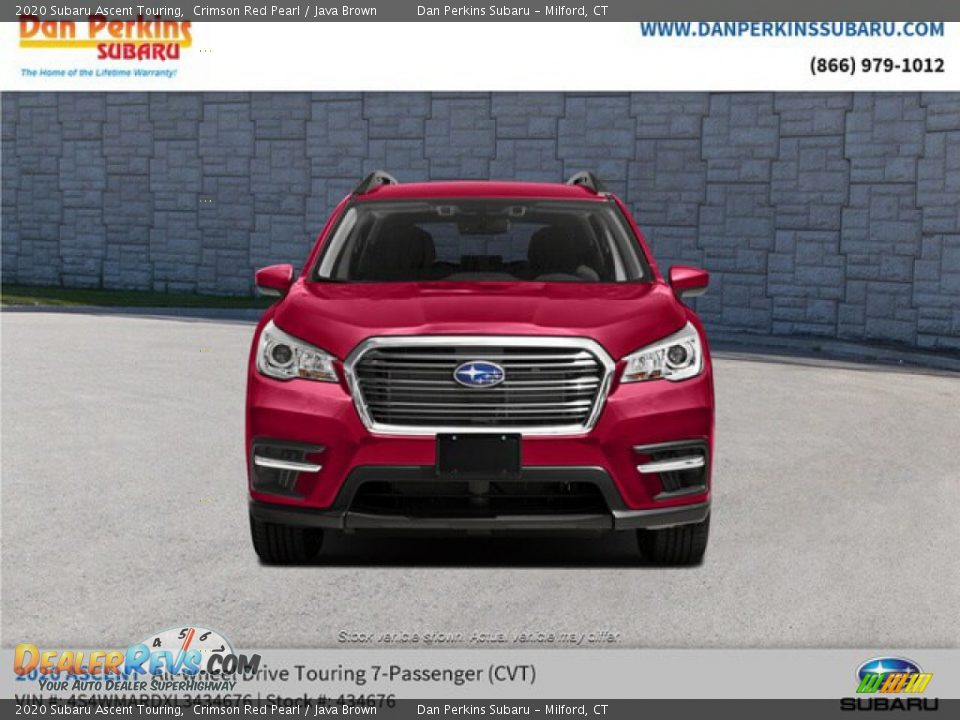 2020 Subaru Ascent Touring Crimson Red Pearl / Java Brown Photo #7