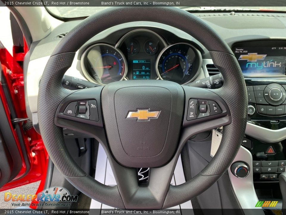 2015 Chevrolet Cruze LT Red Hot / Brownstone Photo #16