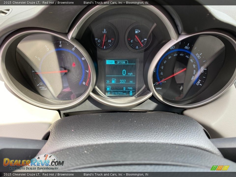 2015 Chevrolet Cruze LT Red Hot / Brownstone Photo #17