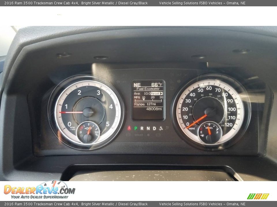 2016 Ram 3500 Tradesman Crew Cab 4x4 Gauges Photo #2