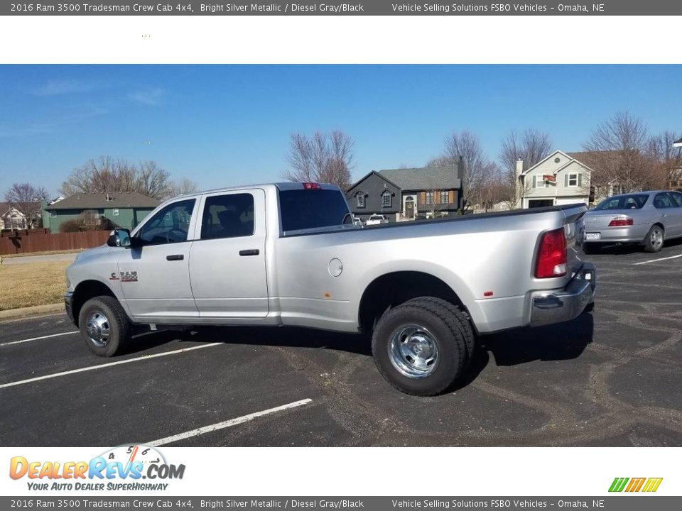 Bright Silver Metallic 2016 Ram 3500 Tradesman Crew Cab 4x4 Photo #6