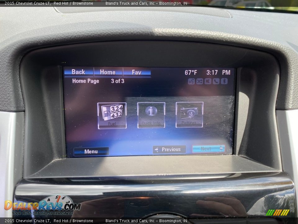 2015 Chevrolet Cruze LT Red Hot / Brownstone Photo #27