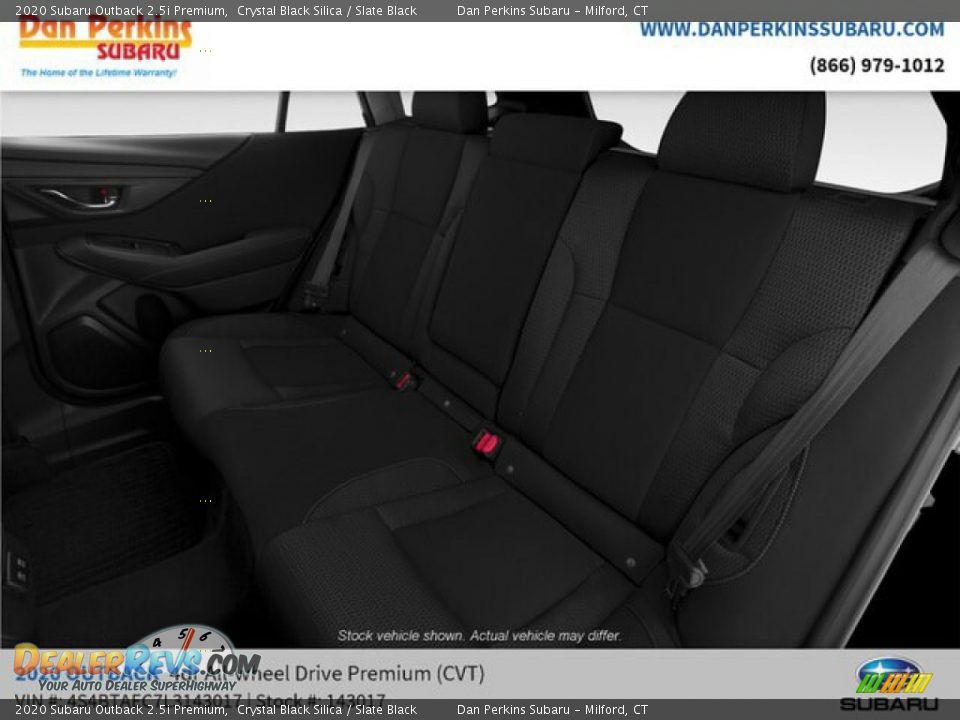 2020 Subaru Outback 2.5i Premium Crystal Black Silica / Slate Black Photo #13