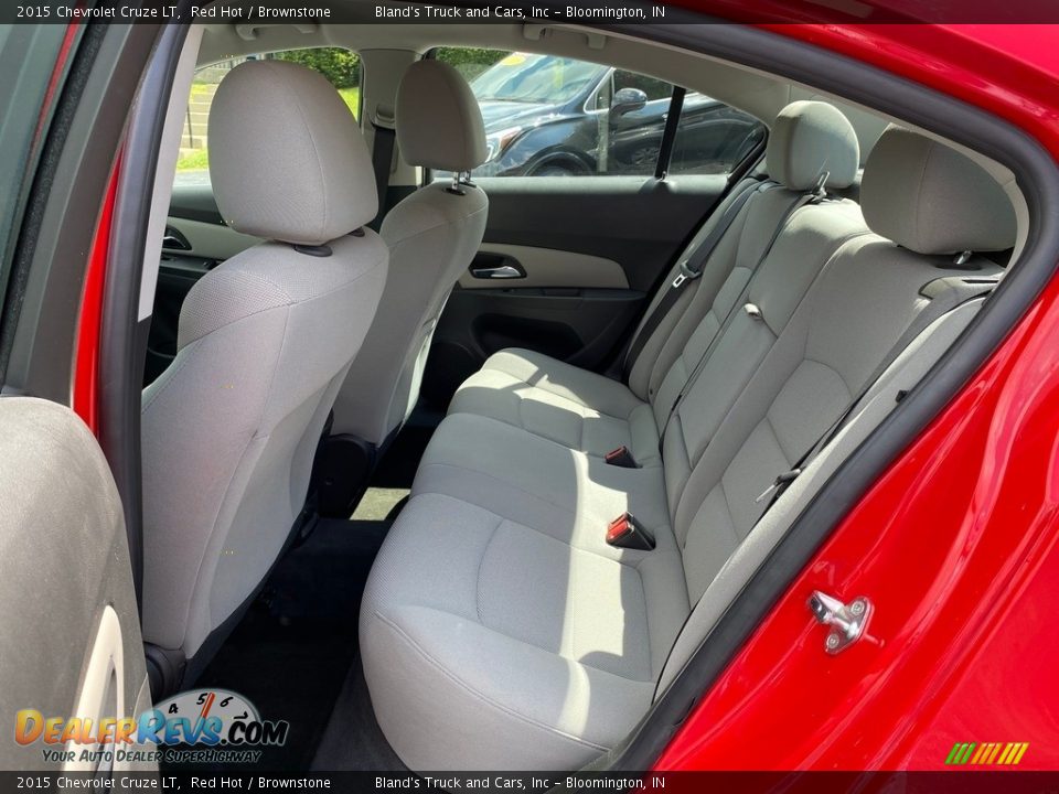 2015 Chevrolet Cruze LT Red Hot / Brownstone Photo #35