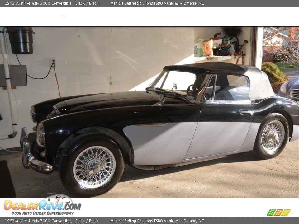 Black 1963 Austin-Healy 3000 Convertible Photo #2