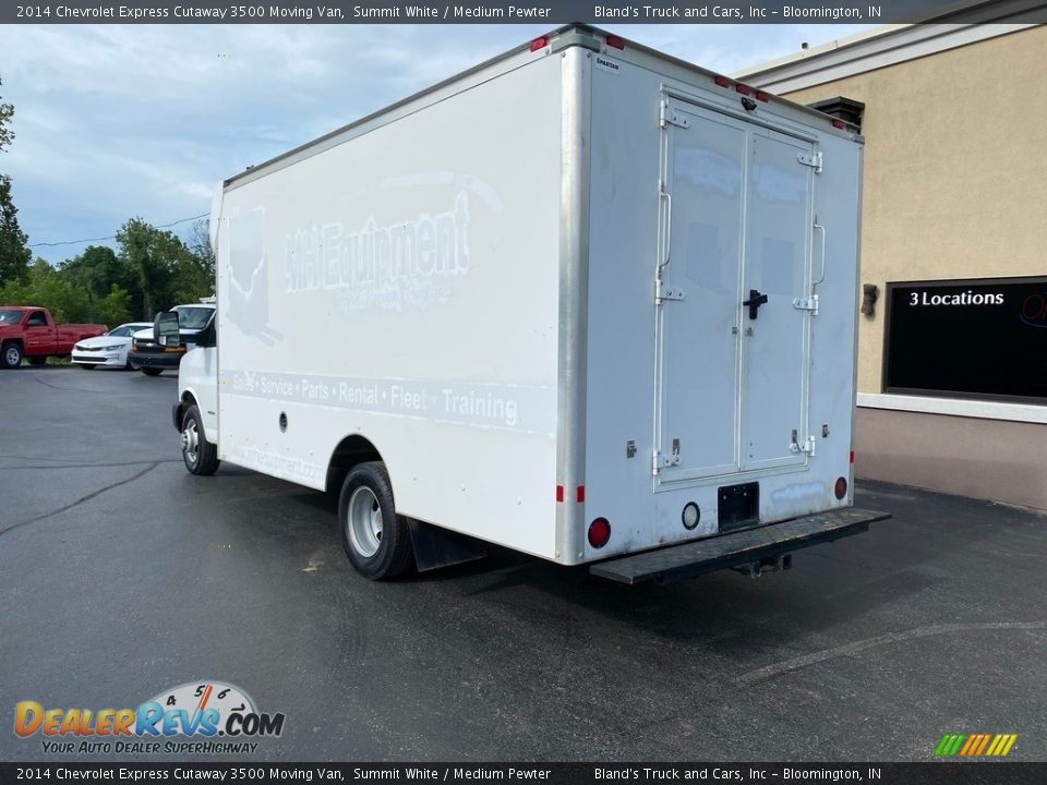 2014 Chevrolet Express Cutaway 3500 Moving Van Summit White / Medium Pewter Photo #3