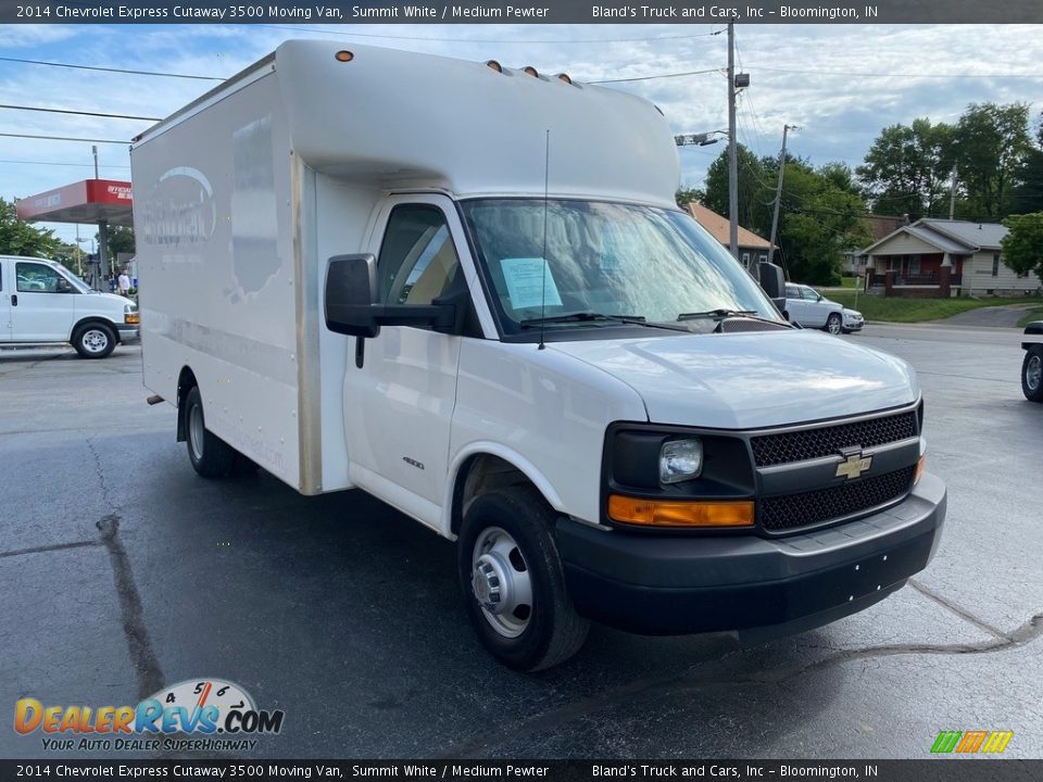 2014 Chevrolet Express Cutaway 3500 Moving Van Summit White / Medium Pewter Photo #5