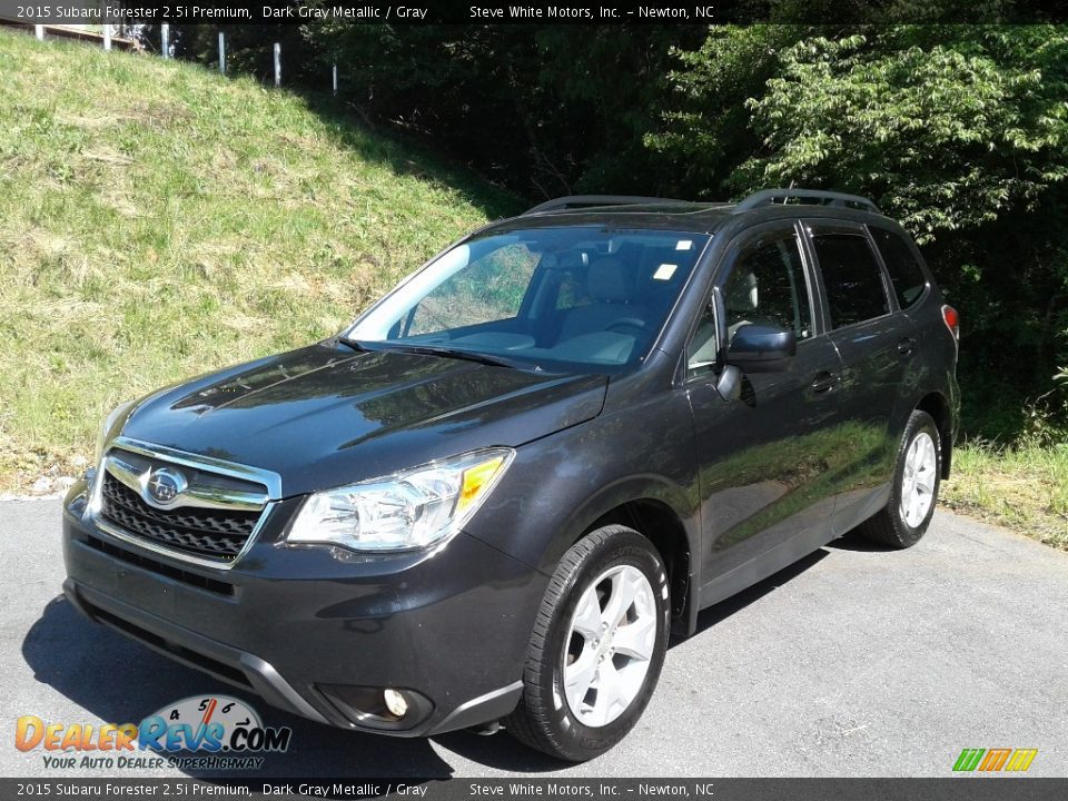 2015 Subaru Forester 2.5i Premium Dark Gray Metallic / Gray Photo #2