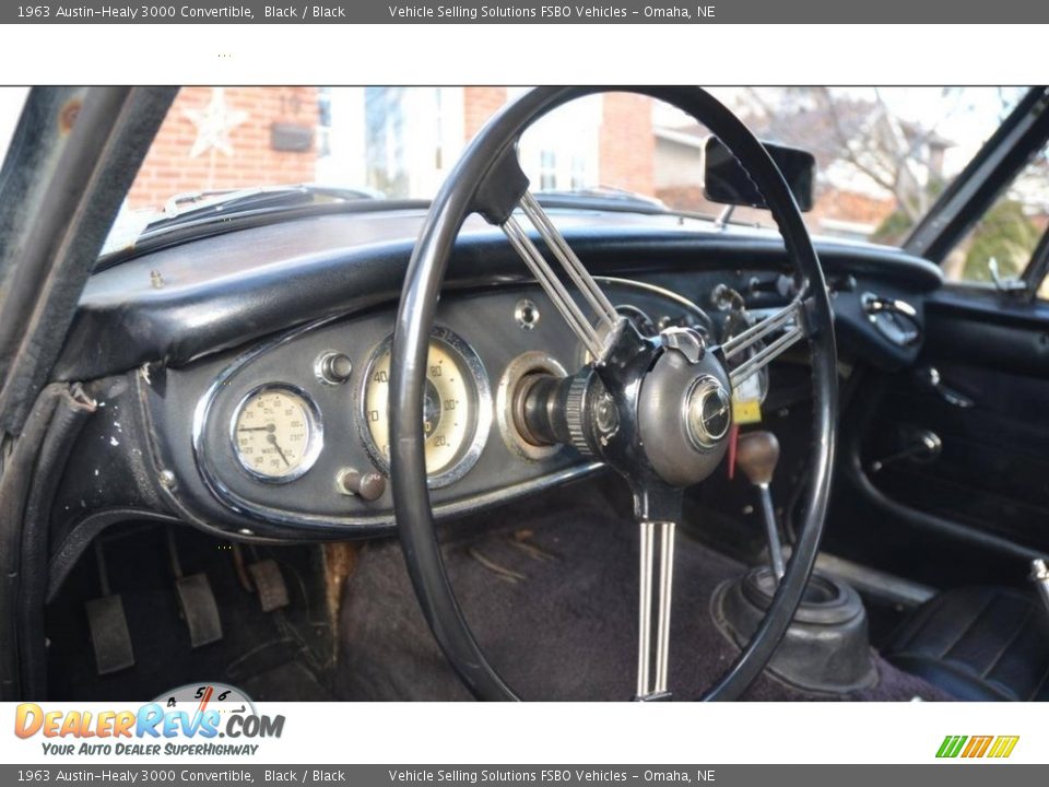 1963 Austin-Healy 3000 Convertible Steering Wheel Photo #13