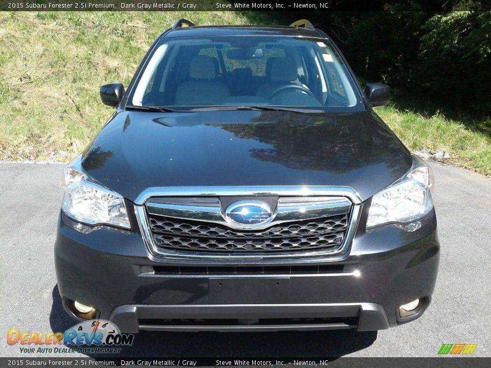 2015 Subaru Forester 2.5i Premium Dark Gray Metallic / Gray Photo #3