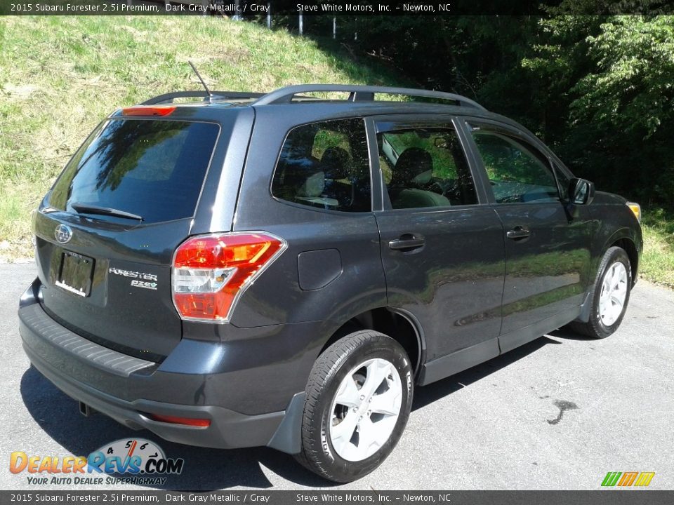 2015 Subaru Forester 2.5i Premium Dark Gray Metallic / Gray Photo #6