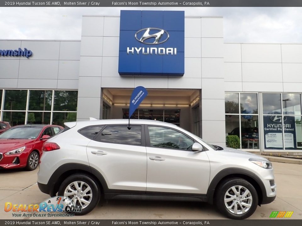 2019 Hyundai Tucson SE AWD Molten Silver / Gray Photo #1