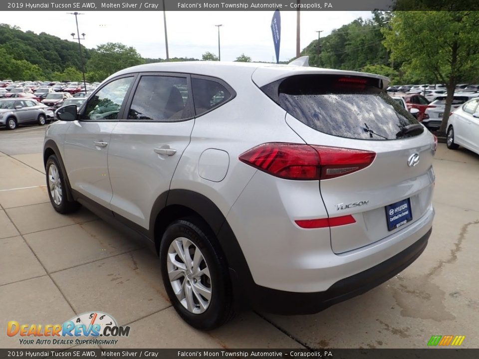 2019 Hyundai Tucson SE AWD Molten Silver / Gray Photo #5