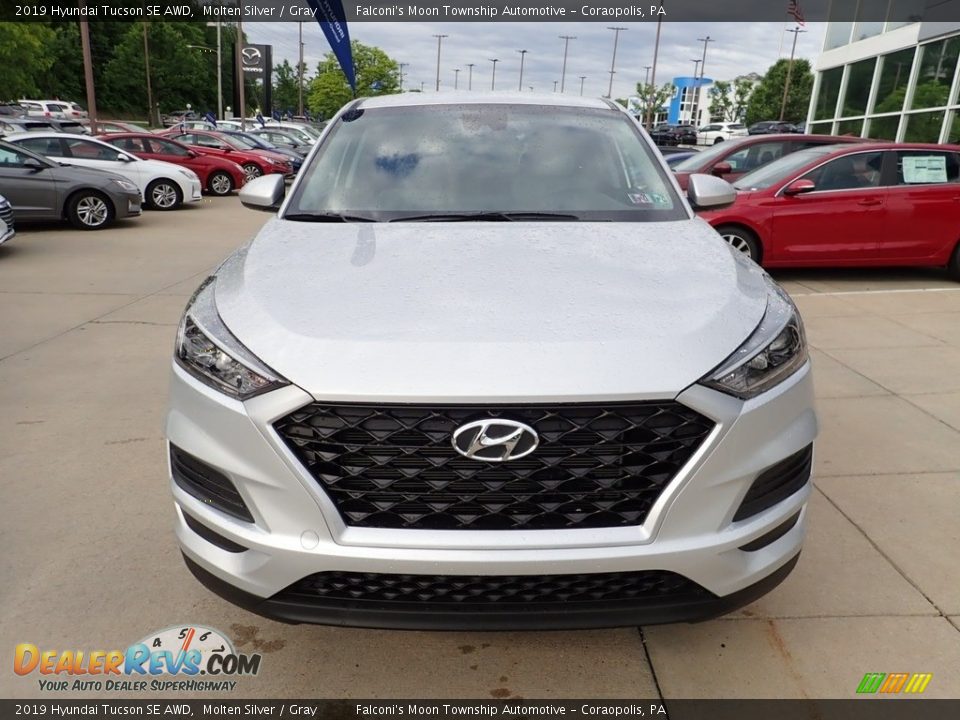 2019 Hyundai Tucson SE AWD Molten Silver / Gray Photo #8