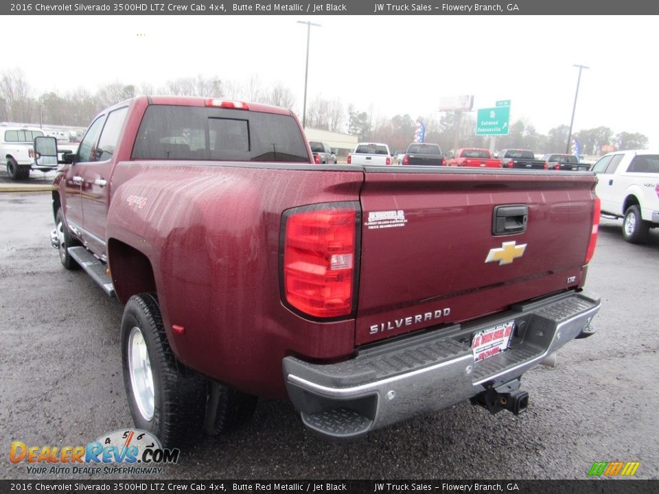 2016 Chevrolet Silverado 3500HD LTZ Crew Cab 4x4 Butte Red Metallic / Jet Black Photo #3