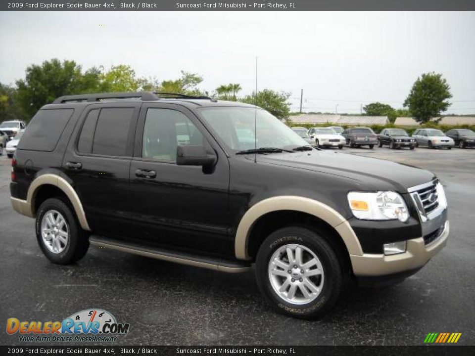2009 Ford Explorer Eddie Bauer 4x4 Black / Black Photo #1
