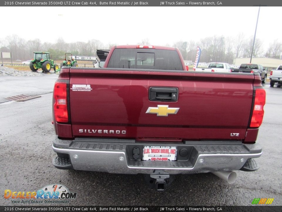 2016 Chevrolet Silverado 3500HD LTZ Crew Cab 4x4 Butte Red Metallic / Jet Black Photo #4