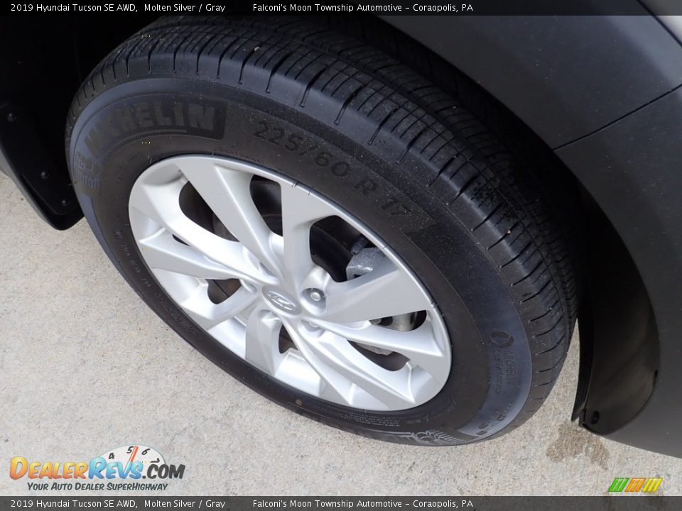 2019 Hyundai Tucson SE AWD Molten Silver / Gray Photo #10