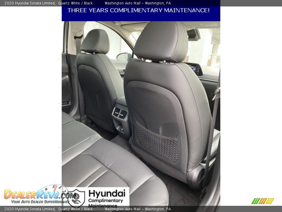 2020 Hyundai Sonata Limited Quartz White / Black Photo #23