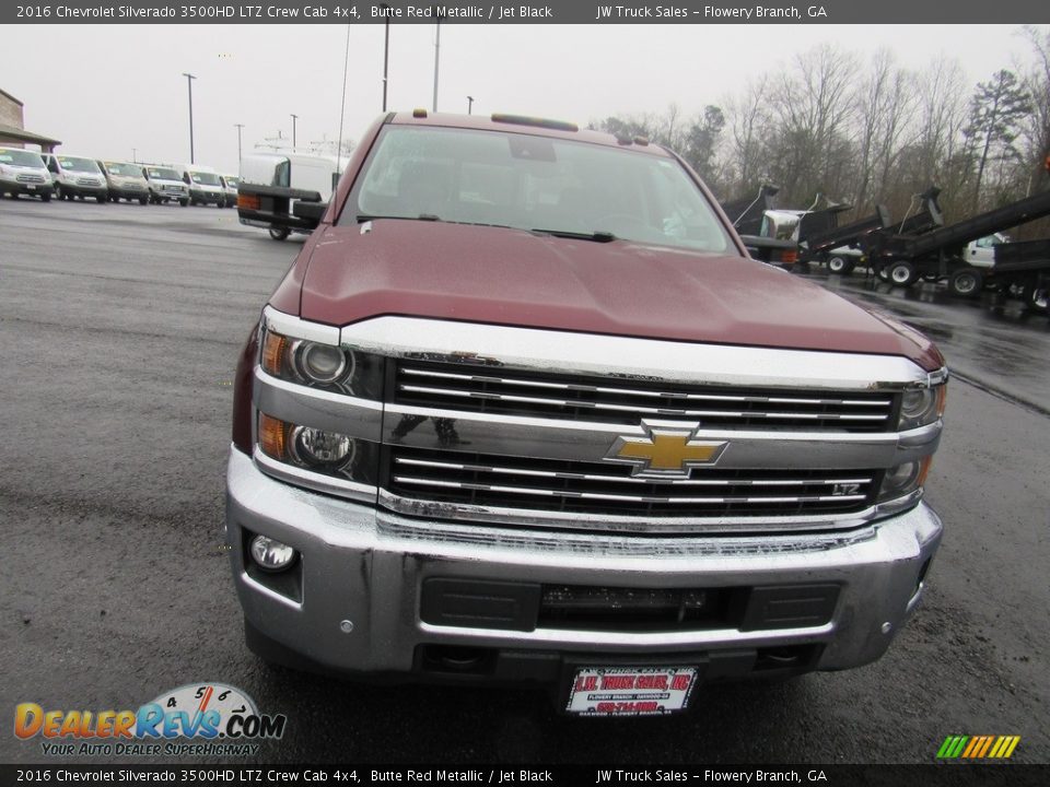 2016 Chevrolet Silverado 3500HD LTZ Crew Cab 4x4 Butte Red Metallic / Jet Black Photo #8