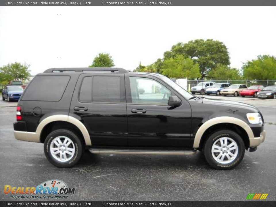2009 Ford Explorer Eddie Bauer 4x4 Black / Black Photo #2