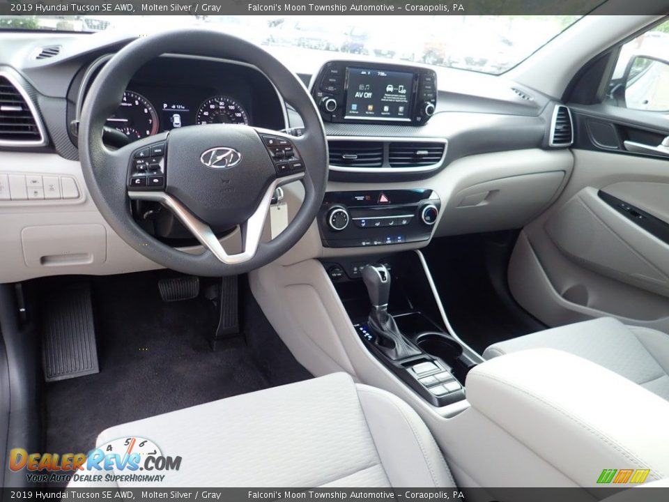 2019 Hyundai Tucson SE AWD Molten Silver / Gray Photo #17