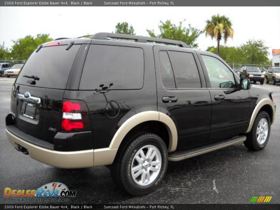 2009 Ford Explorer Eddie Bauer 4x4 Black / Black Photo #3