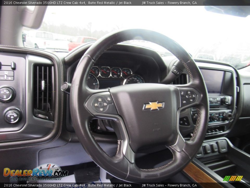 2016 Chevrolet Silverado 3500HD LTZ Crew Cab 4x4 Butte Red Metallic / Jet Black Photo #21