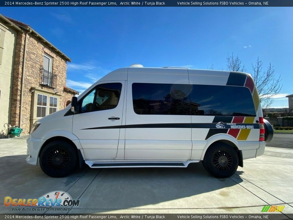 2014 Mercedes-Benz Sprinter 2500 High Roof Passenger Limo Arctic White / Tunja Black Photo #1