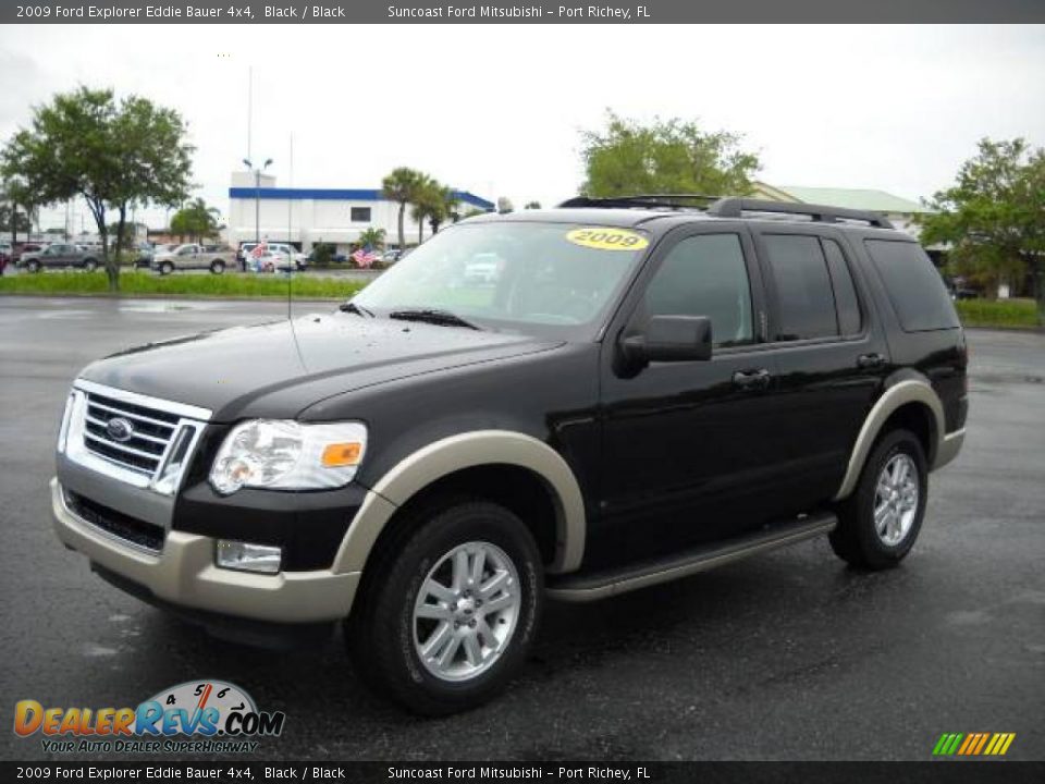 2009 Ford Explorer Eddie Bauer 4x4 Black / Black Photo #4