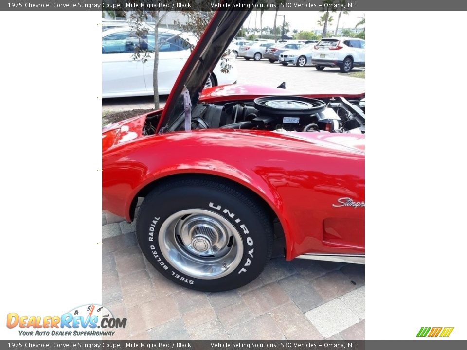 1975 Chevrolet Corvette Stingray Coupe Mille Miglia Red / Black Photo #3