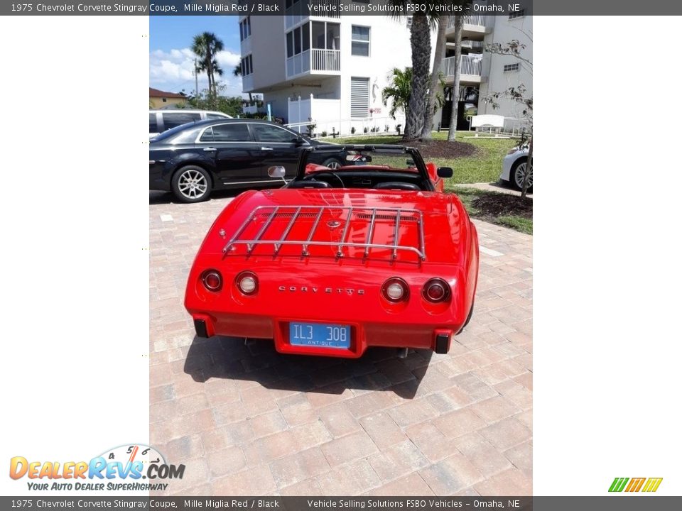 1975 Chevrolet Corvette Stingray Coupe Mille Miglia Red / Black Photo #4