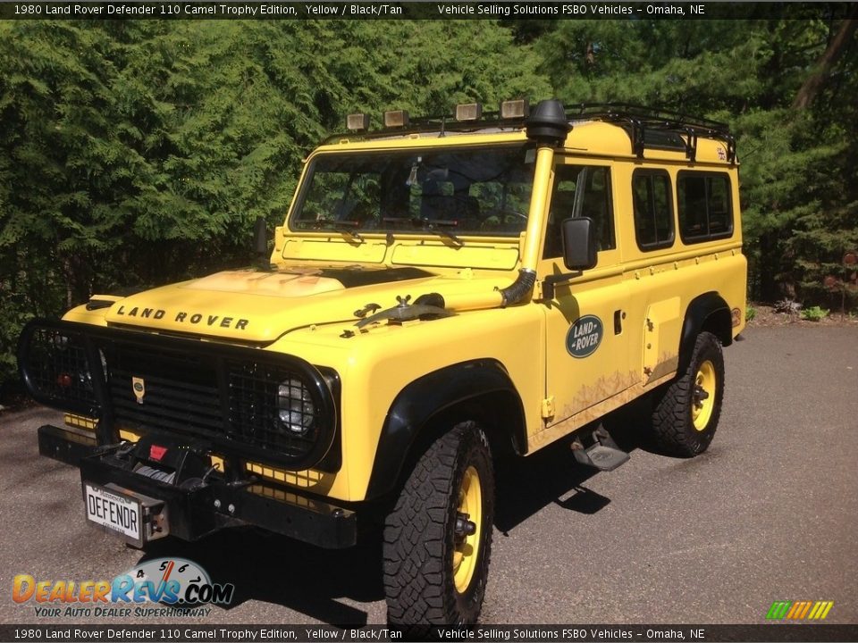 1980 Land Rover Defender 110 Camel Trophy Edition Yellow / Black/Tan Photo #1