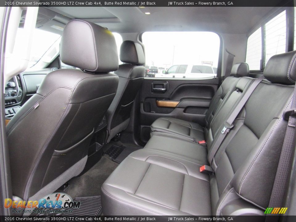 Rear Seat of 2016 Chevrolet Silverado 3500HD LTZ Crew Cab 4x4 Photo #31
