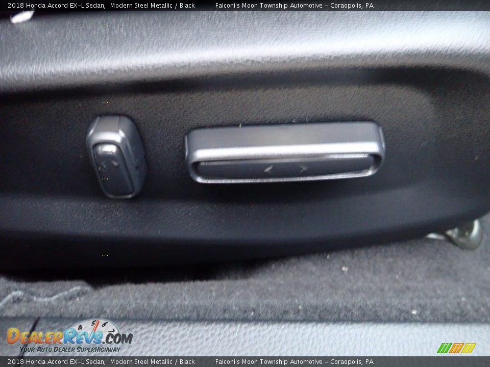 2018 Honda Accord EX-L Sedan Modern Steel Metallic / Black Photo #13
