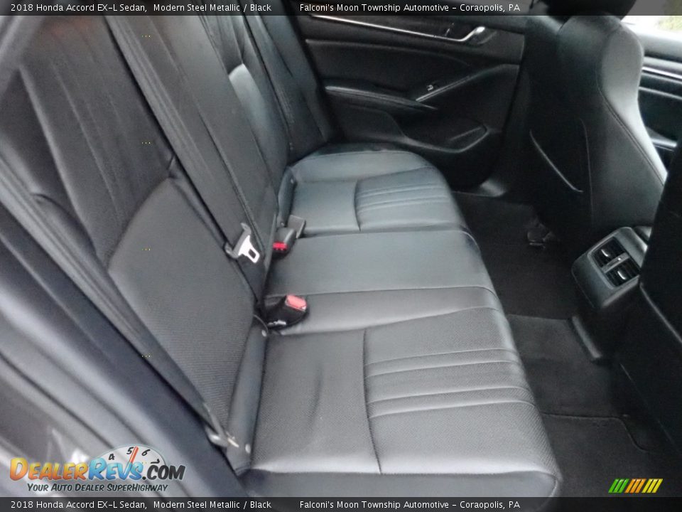 2018 Honda Accord EX-L Sedan Modern Steel Metallic / Black Photo #15