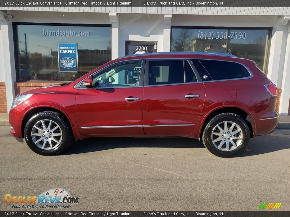 2017 Buick Enclave Convenience Crimson Red Tintcoat / Light Titanium Photo #1