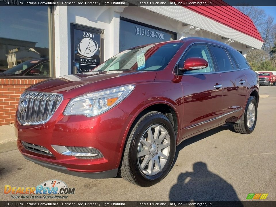2017 Buick Enclave Convenience Crimson Red Tintcoat / Light Titanium Photo #2