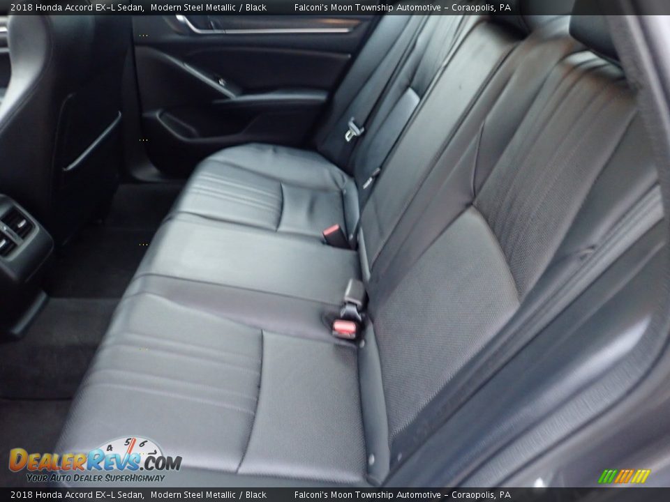 2018 Honda Accord EX-L Sedan Modern Steel Metallic / Black Photo #17