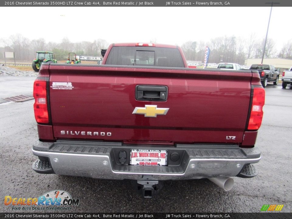 2016 Chevrolet Silverado 3500HD LTZ Crew Cab 4x4 Butte Red Metallic / Jet Black Photo #36