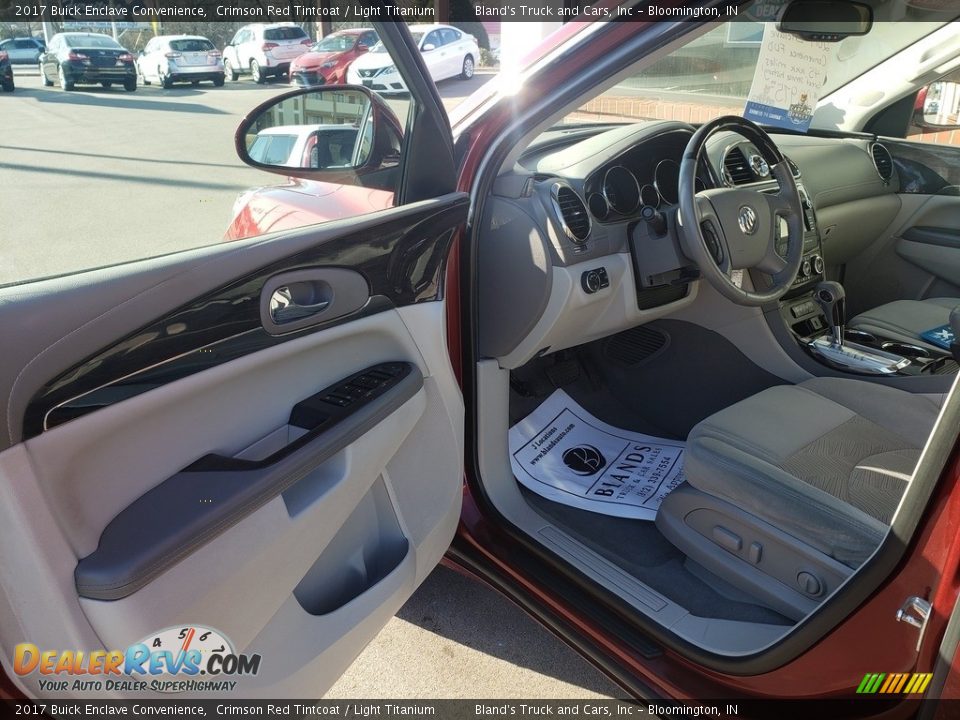 2017 Buick Enclave Convenience Crimson Red Tintcoat / Light Titanium Photo #3