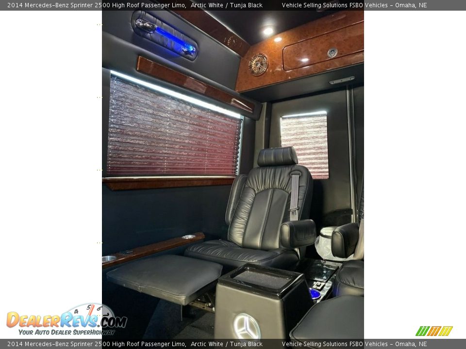 2014 Mercedes-Benz Sprinter 2500 High Roof Passenger Limo Arctic White / Tunja Black Photo #17